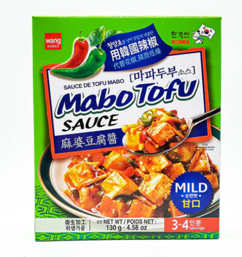 MABO TOFU SAUCE MILD WANG , 왕 마파 두부 소스 순한맛  130g