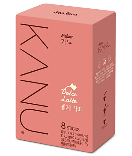 MAXIM KANU DOLCE LATTE 138.4g , 동서 맥심카누 돌체라떼 138.4g