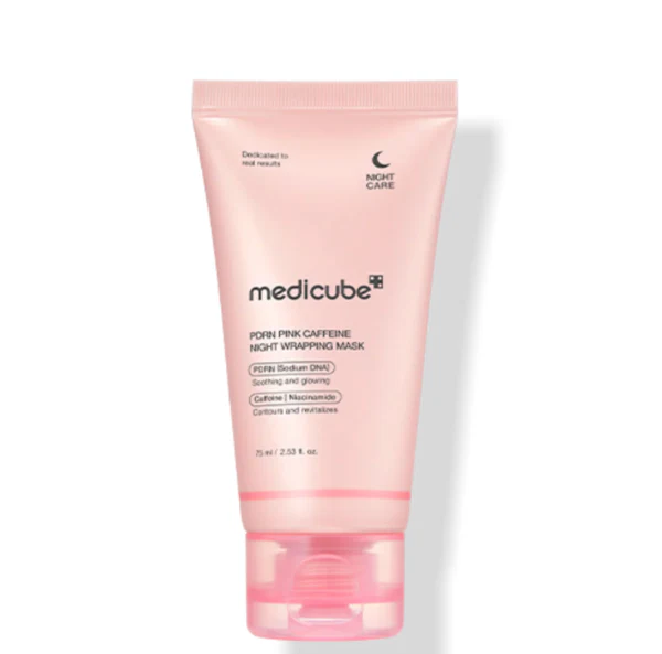 MEDICUBE PDNR PINK NIGHT MASK , [메디큐브] PDNR 핑크 나이트 래핑 마스크 , 75ml