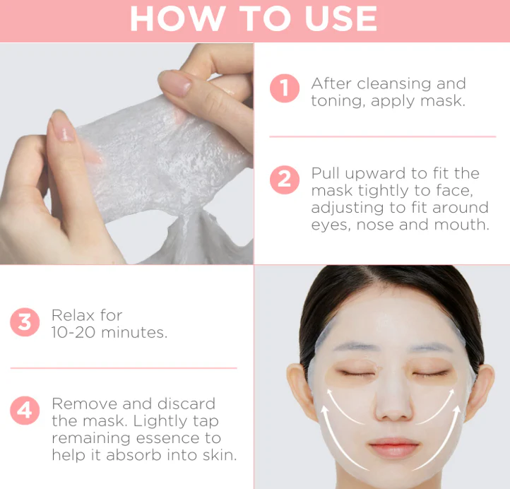 Mediheal Collagen Mask,Mediheal 메디힐 콜라겐 마스크팩 4EA - Image 3