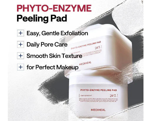 Mediheal Phyto Peeling Pad , 메디힐 도자기피부 엔자임 각질 패드 , EA - Image 3