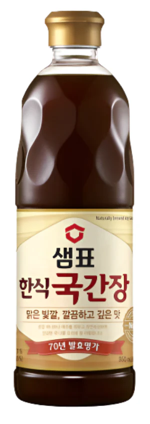 NATURALLY BREWED SOY SAUCE SEM , 샘표 한식 국간장  860ml