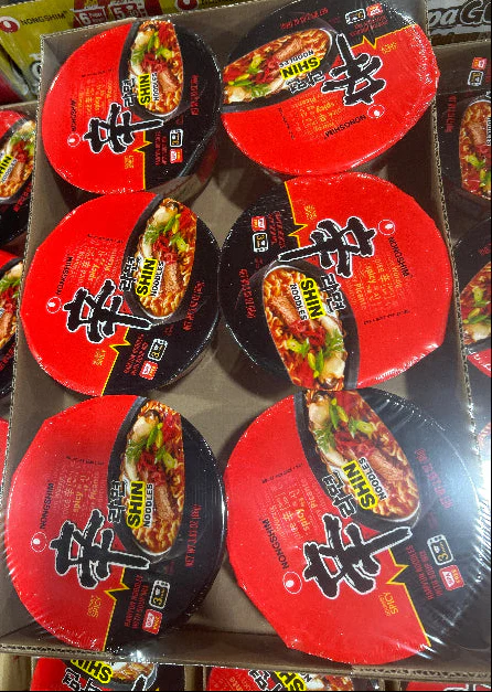 NONGSHIM SHIN BOWL 6PK BOX , 농심 신사발면  86g X 6