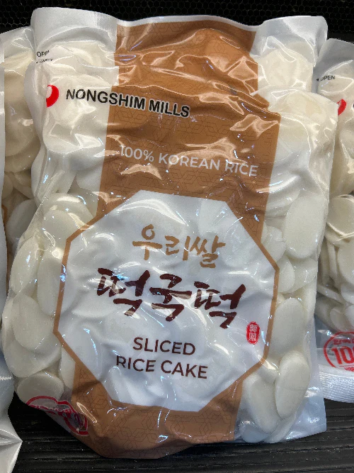 [Mega Fresh] NONGSHIM SLICED RICE CAKE , 농심 미분 우리쌀 떡국떡  2LBS
