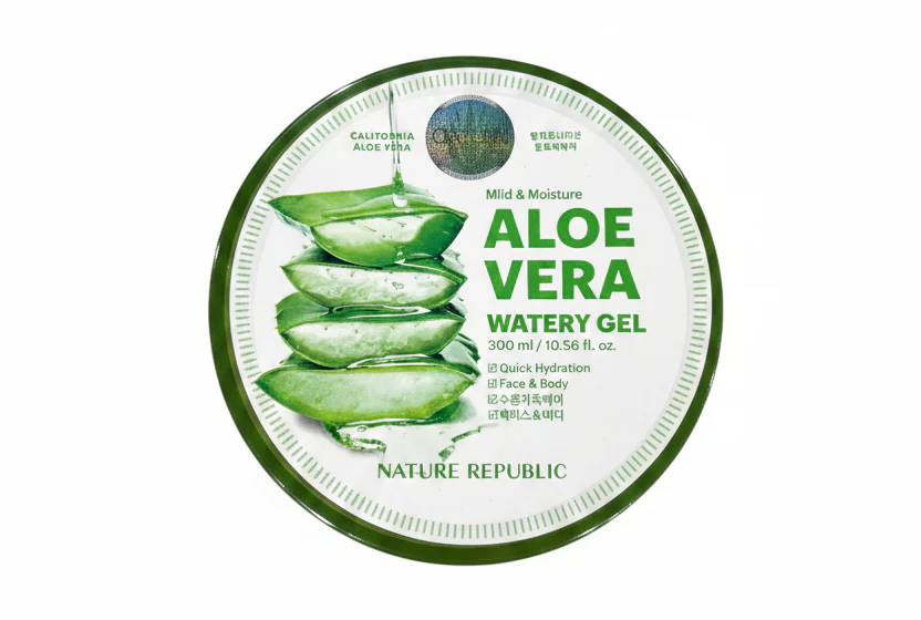 NR MILD & MOISTURE ALOE VERA W,네이처리퍼블릭 마일드 앤 모이스처 알로에 베라 워터리 젤 300ml