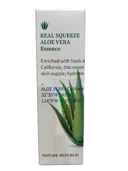 NR REAL SQUEEZE ALOE VERA ESSENCE /리얼 스퀴즈 알로에 베라 에센스50ml - Image 2