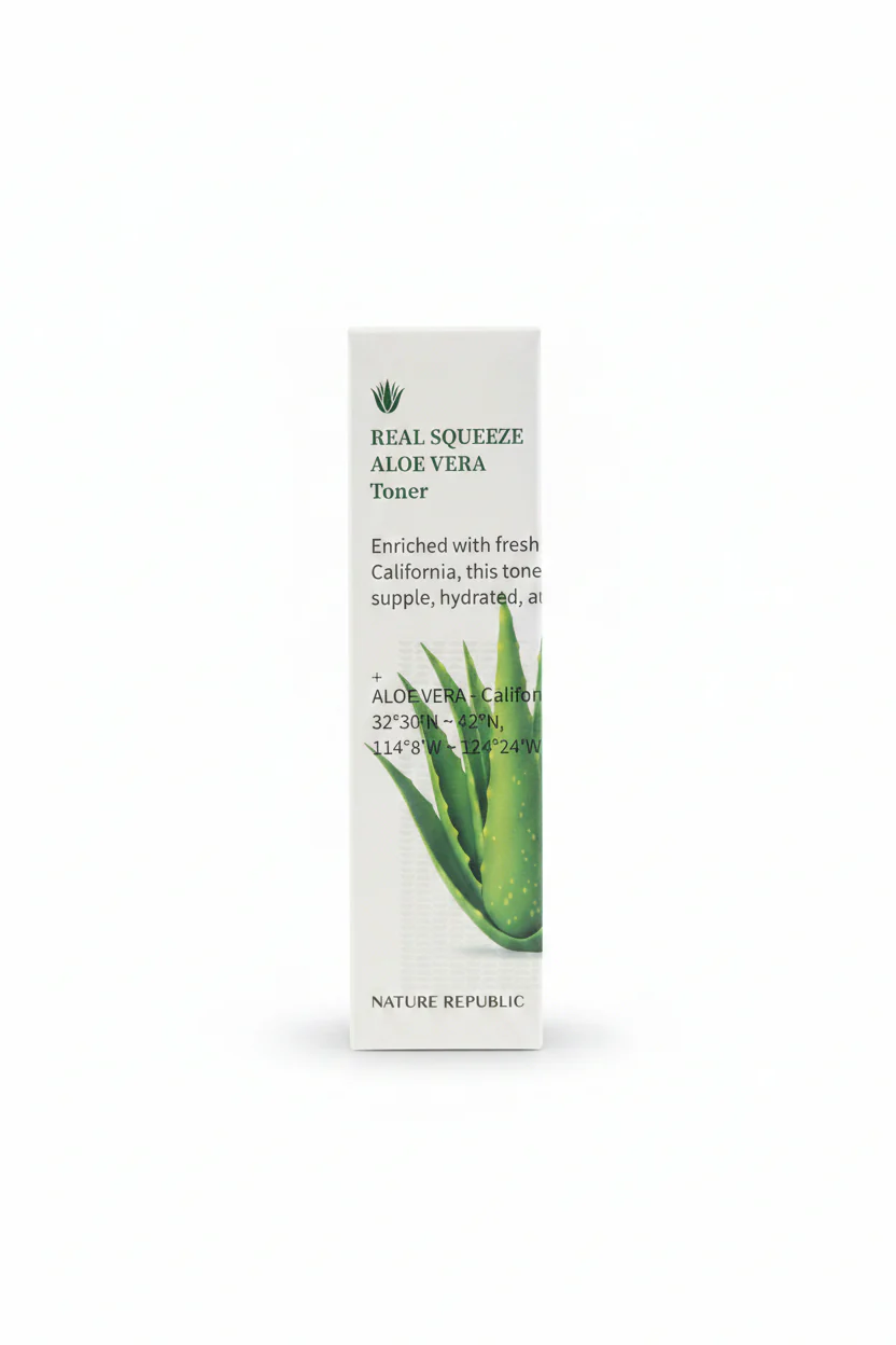 NR REAL SQUEEZE ALOE VERA TONE ,네이처리퍼블릭 리얼 스퀴즈 알로에 베라 토너 150ml