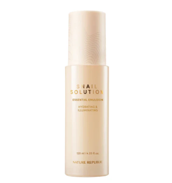 Nature Republic Snail Solution Essential Emulsion (120ml) , NR 스네일 에센스 에멀젼 120ml