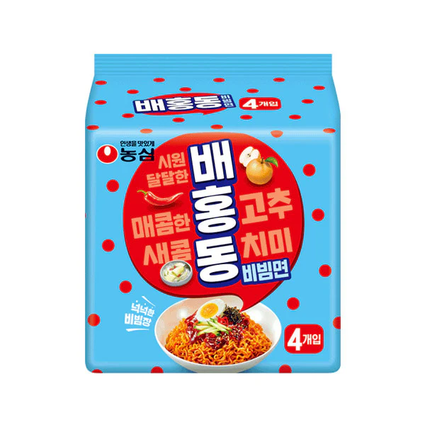 NS BHD Bibimmyun 48 (4x12) , 농심 배홍동 비빔면  137G X 4