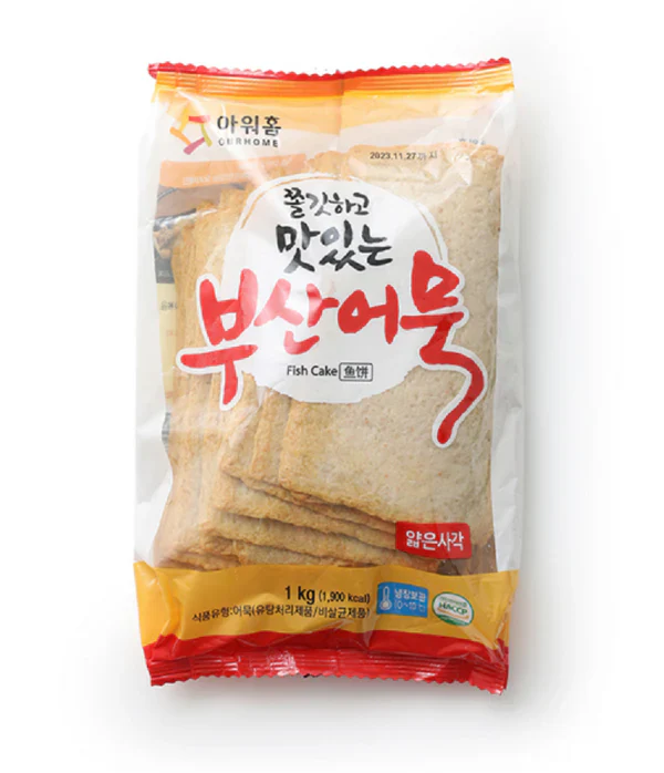 [Mega Fresh]OH BUSAN STYLE FISH CAKE (SQ) , 아워홈 부산어묵 사각 1kg