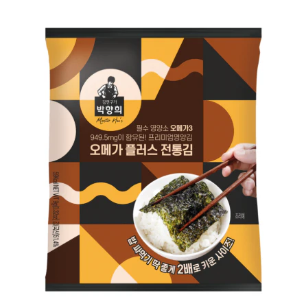Omega-pluse Traditional Roaste , "오메가 플러스 전통김  , 9g x 8ea