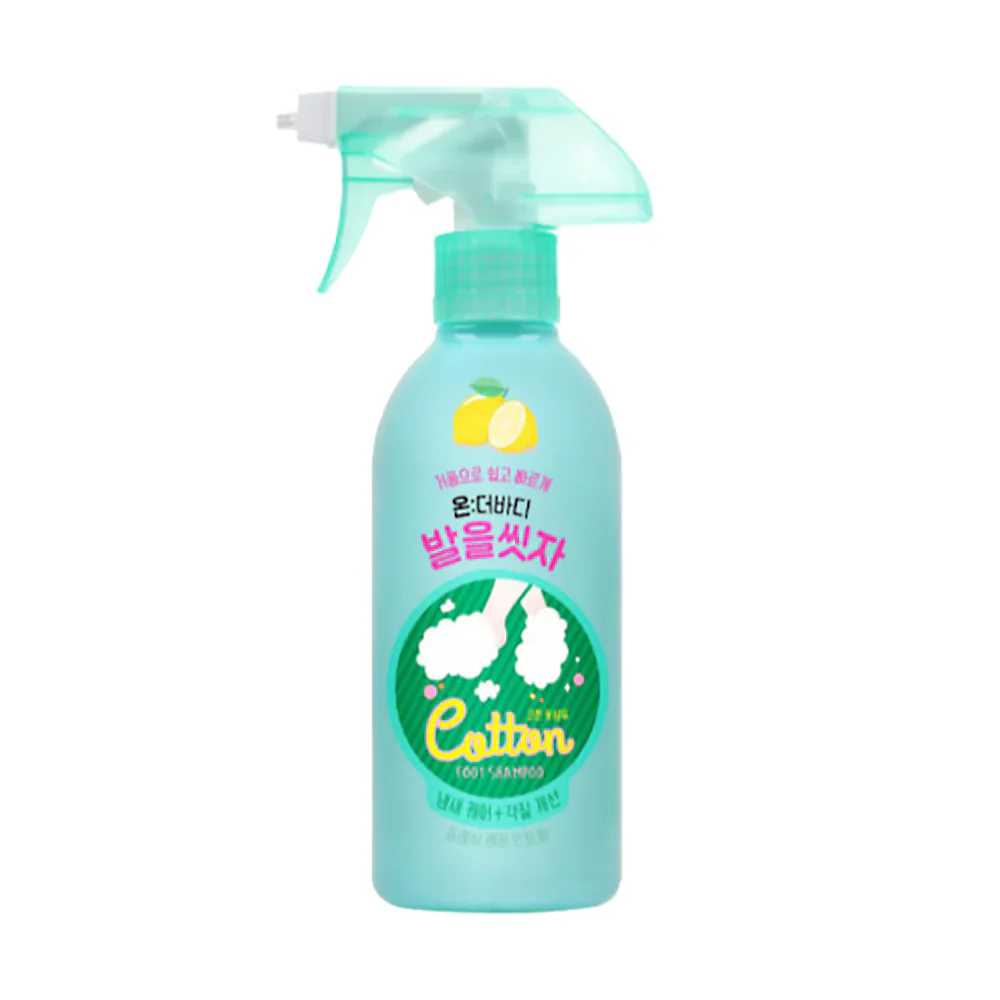 ONTHEBODY FOOT SHAMPOO LE , 온더바디 풋샴푸 LEMON 발을씻자 , 385 ml