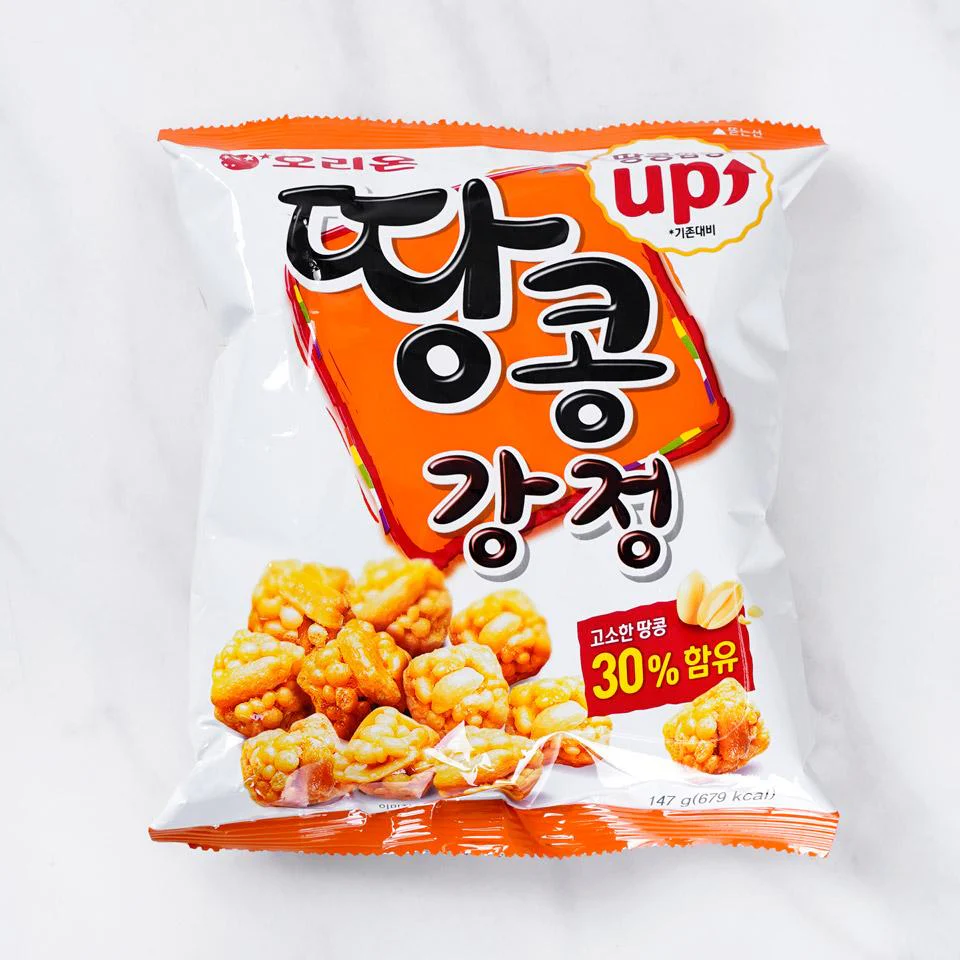 ORION PEANUT CRUNCH 147g , 오리온 땅콩강정 , 147g