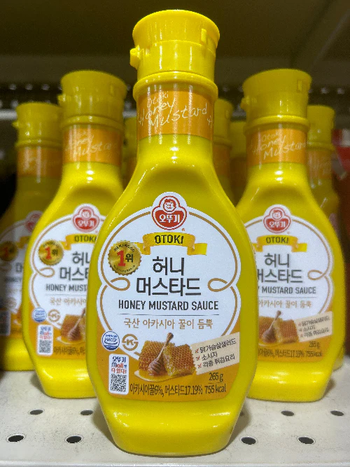 OTTOGI HONEY MUSTARD SAUCE 265g , 오뚜기 허니머스터드  265g
