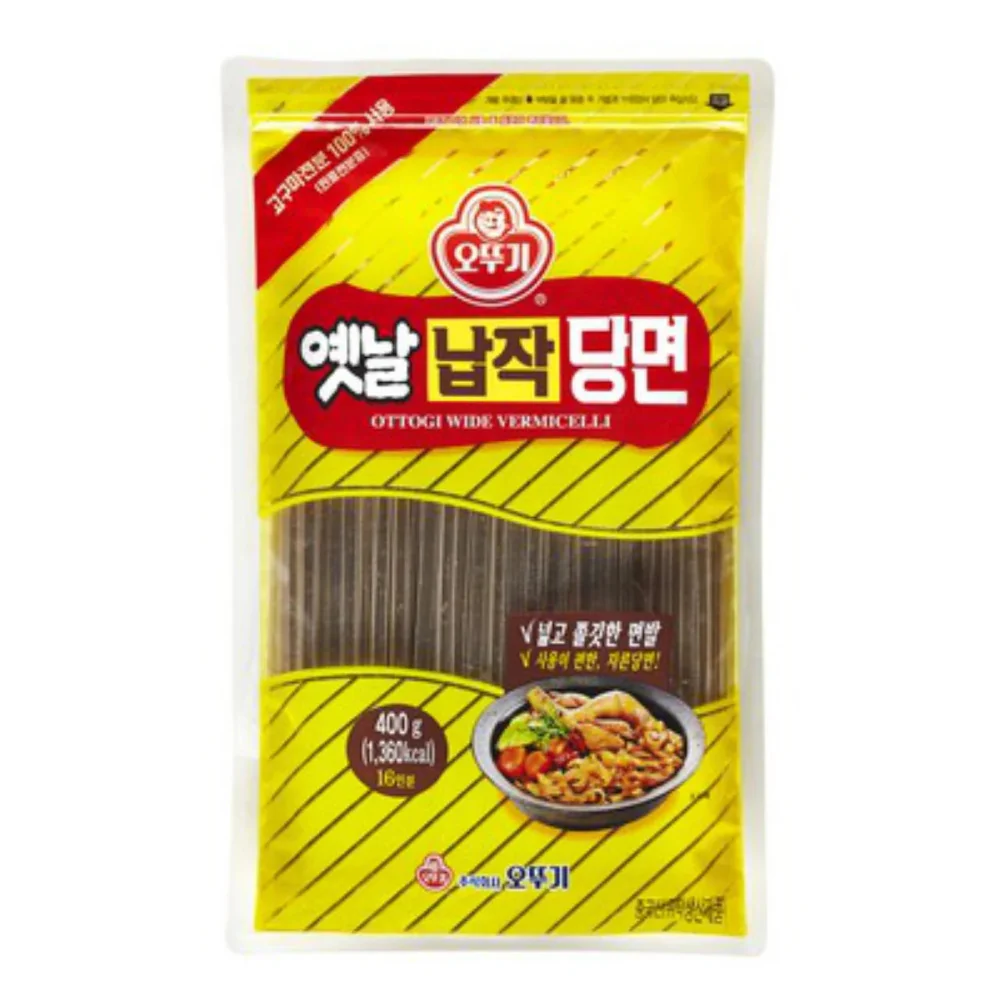 OTTOGI WIDE VERMICELLI 400g,오뚜기 옛날납작당면 400g