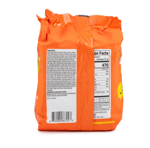 OTO CHEESE SPICY RAMEN , 오뚜기 치즈 매운 라면 , 111G*4 - Image 2