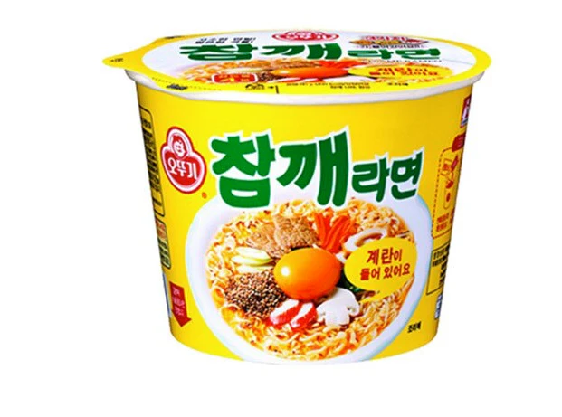 OTOKI SESAME RAMEN CUP , 오뚜기 참깨라면 용기  110g