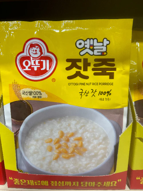 OTTOGI PINE NUT RICE PORRIDGE 80g , 오뚜기 잣죽  80g