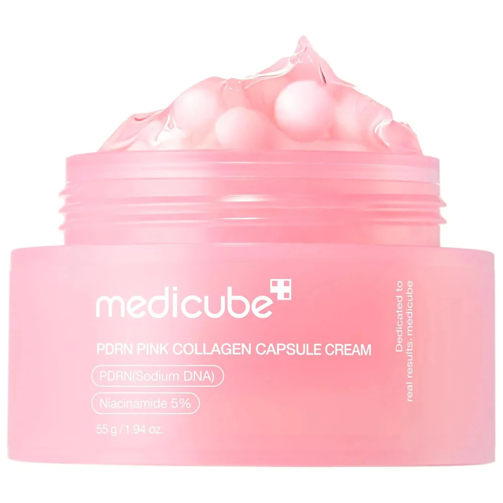Medicube's PDRN Pink Collagen Capsule Cream , 메디큐브_PDRN 핑크 콜라겐 캡슐 크림_55g
