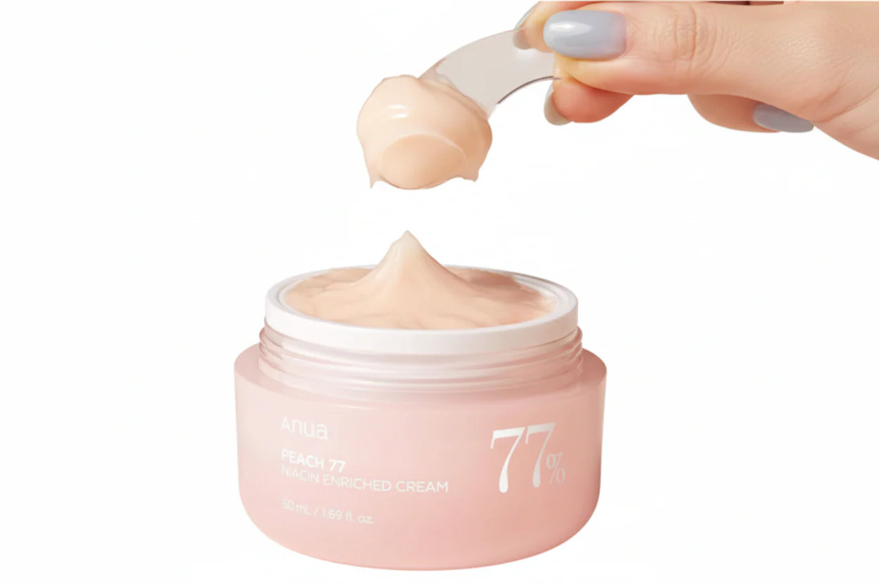 PEACH 77 NIACIN ENRICHED CREAM , ANUA 피치 77 니아신 농축 크림 50ml - Image 3