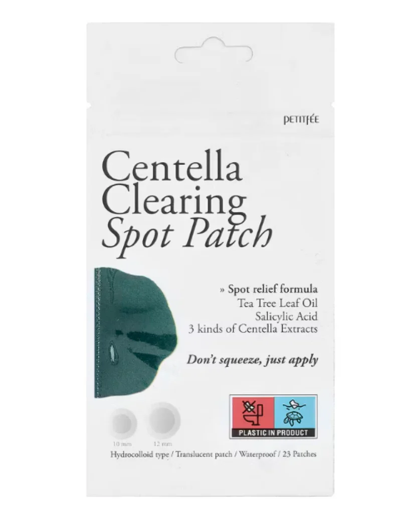Petitfee Centella Clearing Spot Patch (23 pcs) , Petitfee 센텔라 클리어링 스팟패치 23 pcs