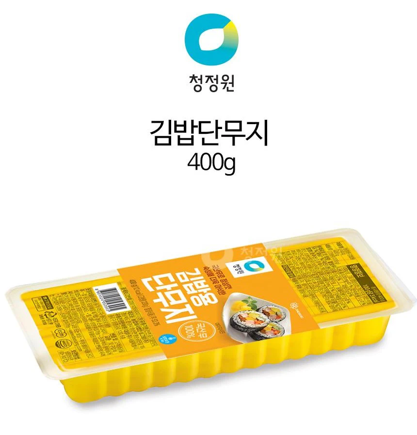 [Mega Fresh] PICKLED RADISH F SUSHI(GIMBAP)400g / 청정원 김밥용 단무지 400g