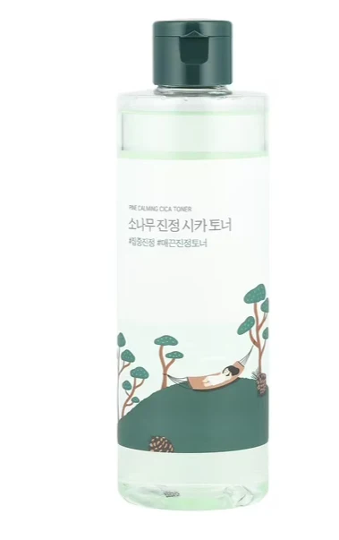 PINE CALMING CICA TONER_250ml , ROUND LAB 소나무 진정 시카 토너 , 250ml