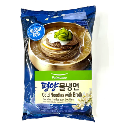 [Mega Fresh ] PMO COLD NOODLES W BROUTH , 풀무원 평양 물냉면 65.3oz