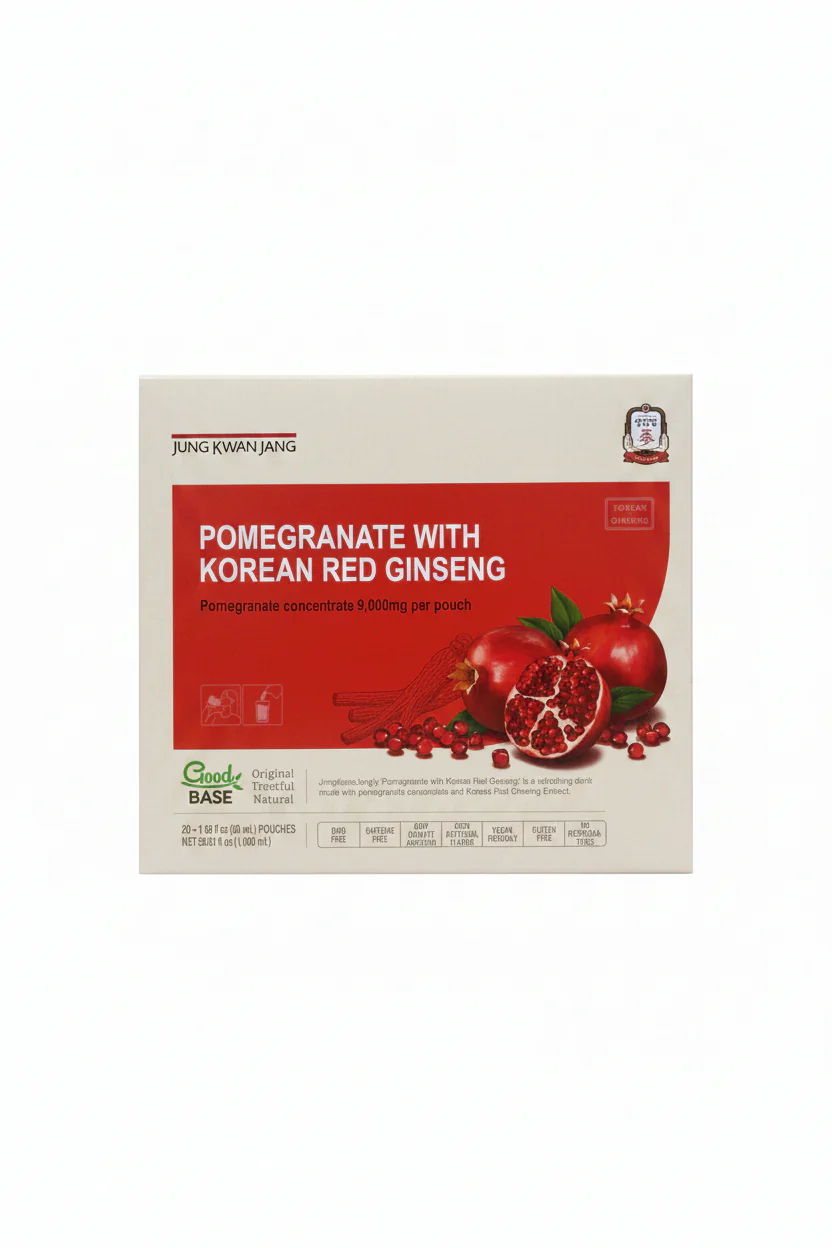 Pomegranate with Korean Red Gi , 정관장 석류 홍삼 , 50mlX20pack