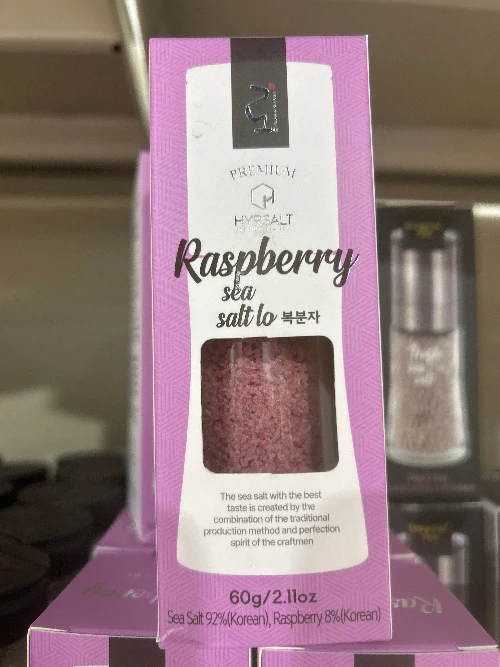 RASPBERRY F SEA SALT GRINDER,천일염 복분자 그라인더60g - Image 2