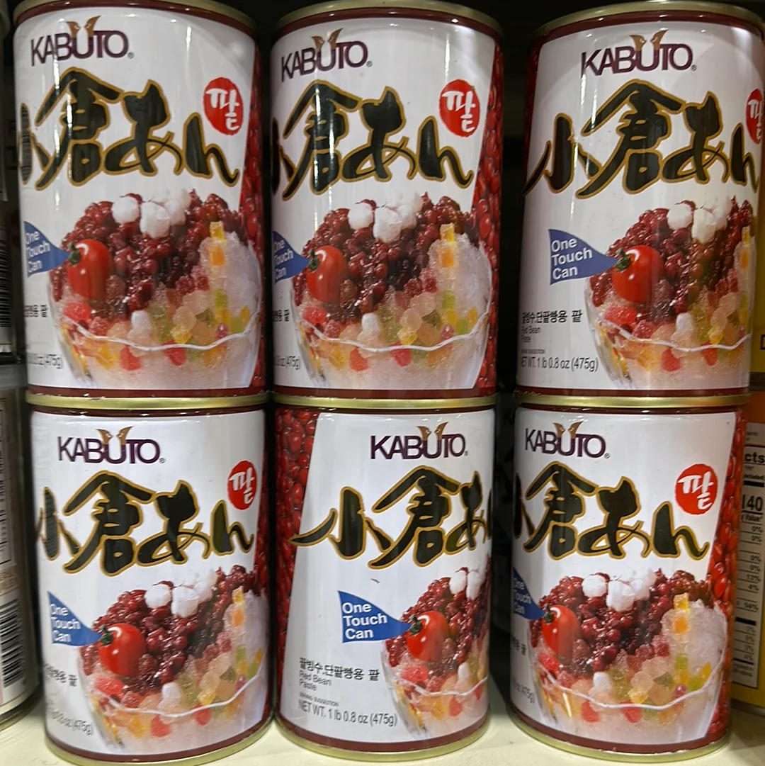 RED BEAN PASTE KABUTO 16.75oz/ 가부토 팥 16.75 OZ