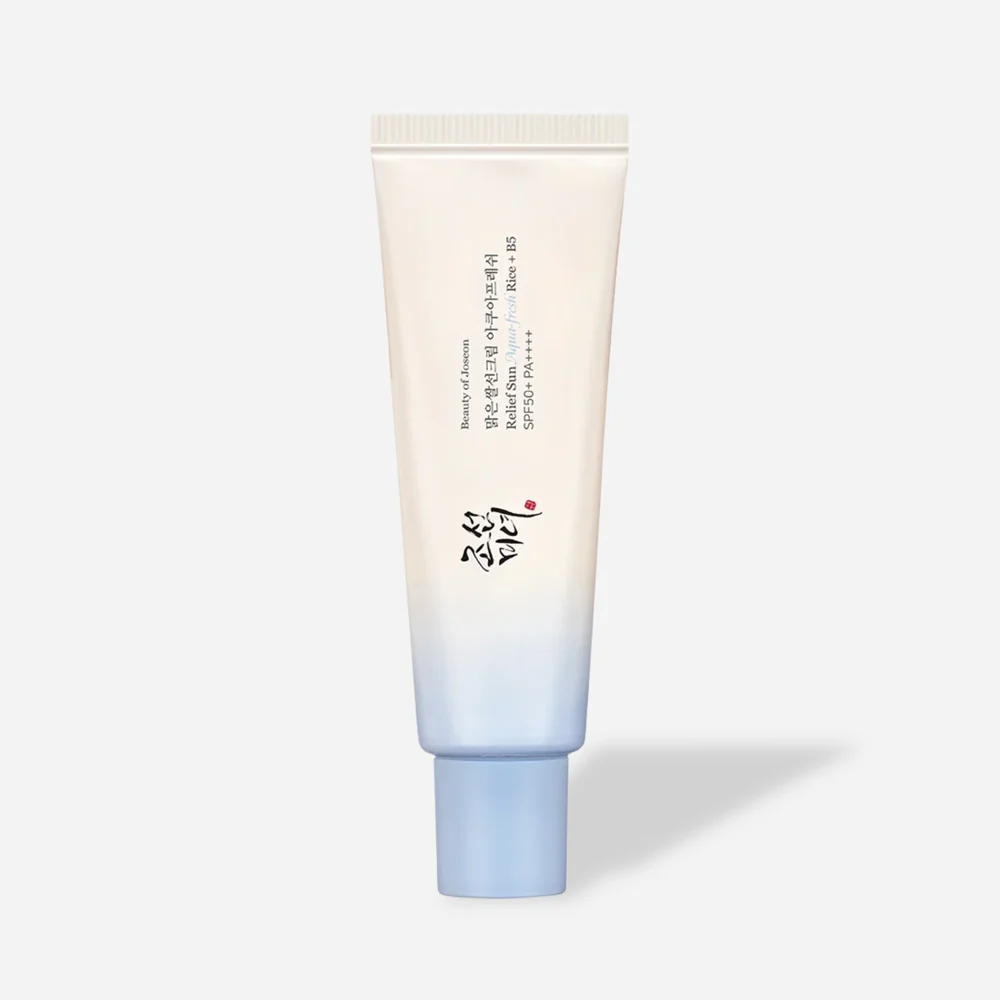 Relief Sun Aqua-fresh : Rice + , 조선미녀 맑은쌀 선크림 아쿠아 프레쉬 , 50ml