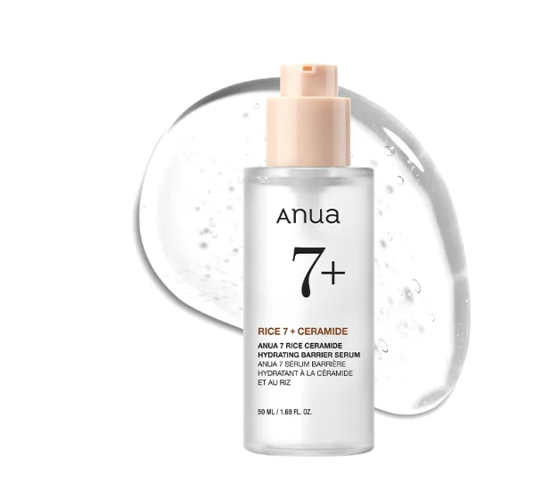 RICE7 CERAMIDE HYDRATING BARR , ANUA 아누아 라이스 7 세라마이드 하이드레이팅 베리어 세럼 50ml , 50ml