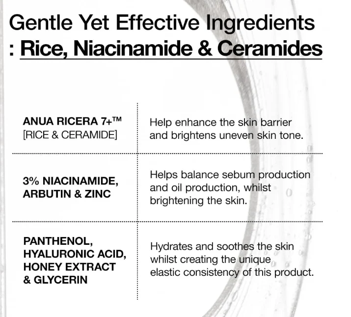 RICE7 CERAMIDE HYDRATING BARR , ANUA 아누아 라이스 7 세라마이드 하이드레이팅 베리어 세럼 50ml , 50ml - Image 4