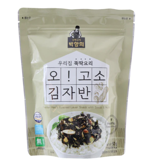 Roasted Laver with Seeds & Nut , 박향희 오!고소 김자반50g