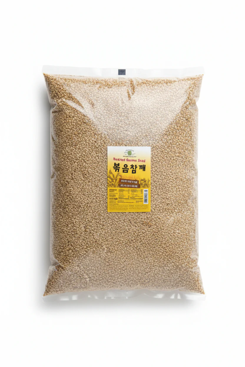 ROASTED SESAME SEED 5LB,롬 볶음참깨