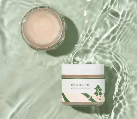 ROUNDLAB Mugwort Calming Cream , ROUND LAB 해풍 쑥 진정 크림  80ml - Image 2