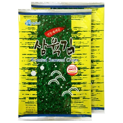 SAHMYOOK ROASTED SEAWEED 3pk , 삼육 재래전장김 , 20g X 3