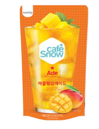 SAMLIP CAFE SNOW ADE APPLEMANG,삼립 카페스노우 애플망고에이드