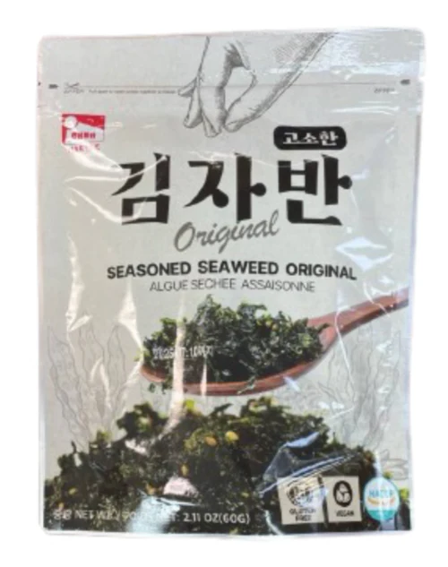 SEASONED SEAWEED ORIGINAL , 해태 고소한 김자반  60g
