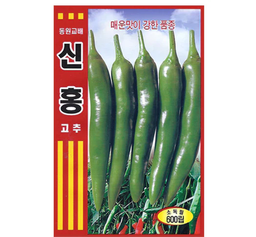 Seed Korean  1pk, 청양 고추 (신홍고추) 1 팩