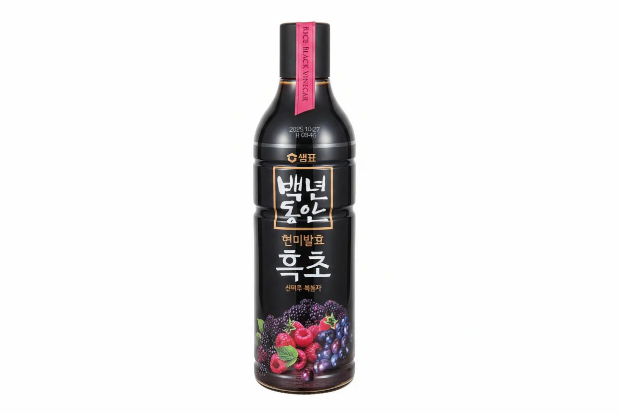SEMPIO BLACK RASPBERRY VINEGAR , 샘표 백년동안 복분자 산머루 흑초  900ml