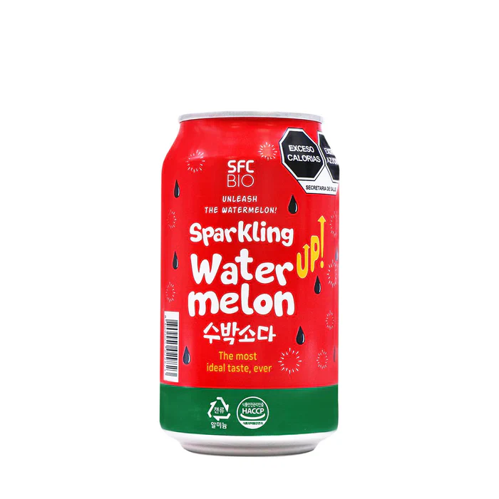 SFC SPARKLING WATERMELON JUICE , SFC 수박 소도 6팩 , 350ml  6