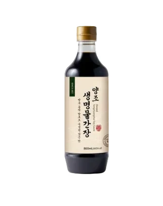 SMM SOYSAUCE(1 grade jin) , 신앙촌 생명물 양조1급간장  860ml