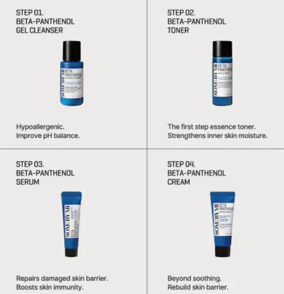 SOMEBYMI BETA PANTHENOL REPAIR , 썸바이미 베타 판테놀 리페어 스타터 키트 , KIT - Image 4