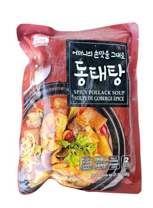 [Local Only]SPICY POLLACK SOUP HAETAE 600g , 해태 동태탕 600g