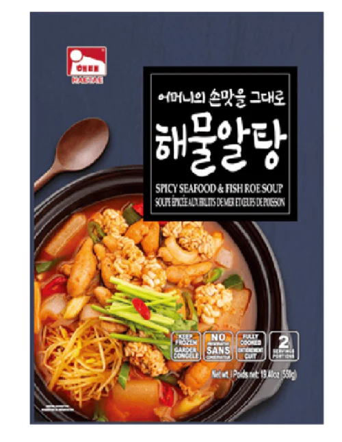 [Local Only] SPICY SEAFOOD &FISH ROE SOUP , 해태 해물알탕 550g
