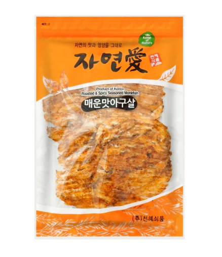 SPICY SEASONED ROASTED MONKFIS , 매운아구살 구이포  160g