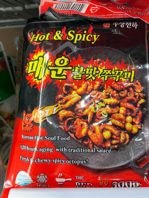 [Local Only] SPICY WEBFOOT OCTOPUS , 쭈상천하 불맛 쭈꾸미  300g
