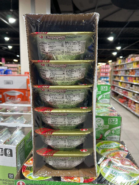SQ Bowl Chapagetti 6pcs,농심 짜파게티 사각볼 6입